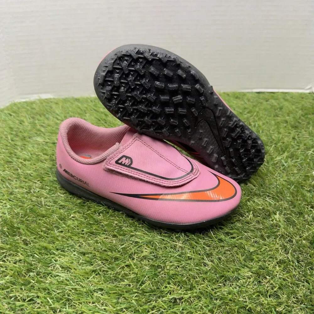 Nike Jr Mercurial Vapor 16 Club TF FQ8291-600 Magic Flamingo Kids Size 12.5C